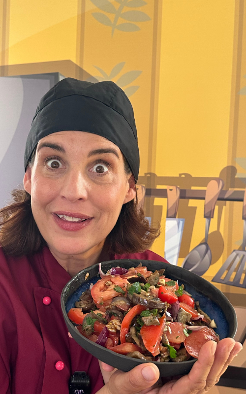 Tomaten-Auberginen-Salat – fra)uu(hlig Tomaten-Auberginen-Salat – fra)uu(hlig