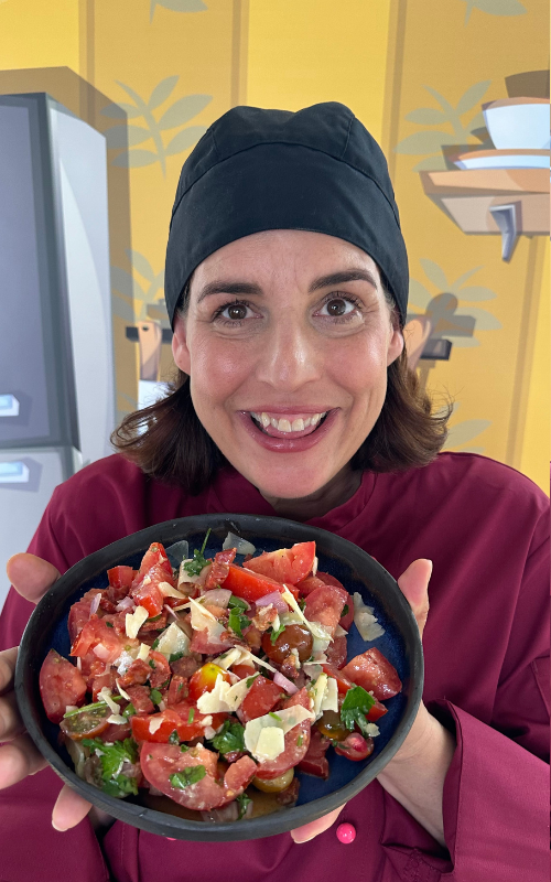 Spanischer Tomaten-Salat – fra)uu(hlig Spanischer Tomaten-Salat – fra)uu(hlig