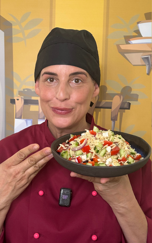 Mediterraner Reisnudel-Salat