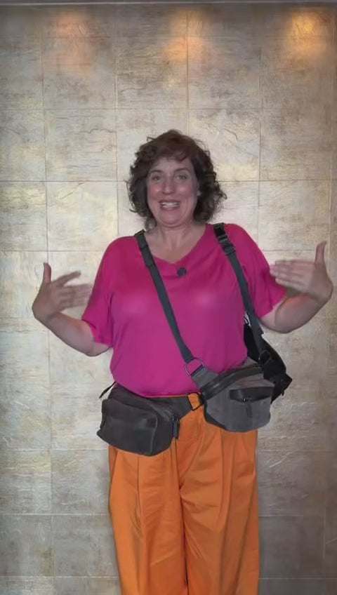 die Umschnallbare - die Tasche, die sich dir anpasst